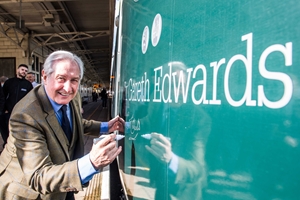 Jack Boskett signed GWR Intercity Express Train